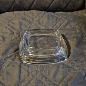 Elegant Clear Glass Soap Dish